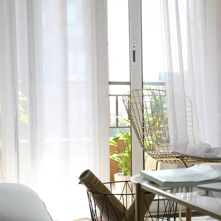 3PCS Cream Blackout Curtains + Sheer (Optional) – Heavy Luxury Fabric for Living Room & Bedroom | Ready Made Window & Door Drapes. - 3PCS Set (2 Curtains + 1 Sheer/Net)
