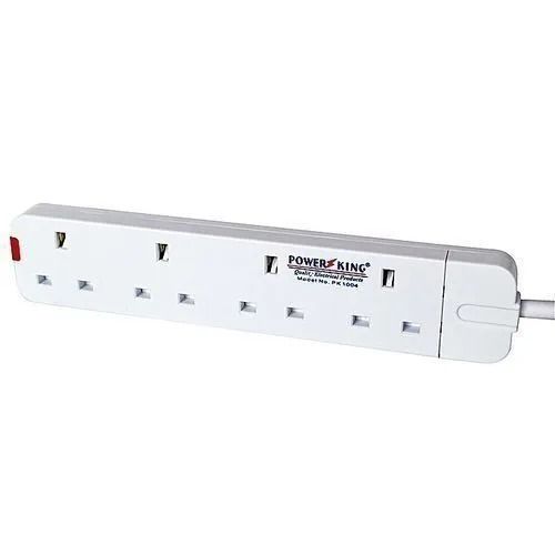 4 way Power Extension Plus 3 Way Socket Multi Plug Fused adapter UK Mains 13 aMP 240V AC/DC 3 Socket - FREE GIFT