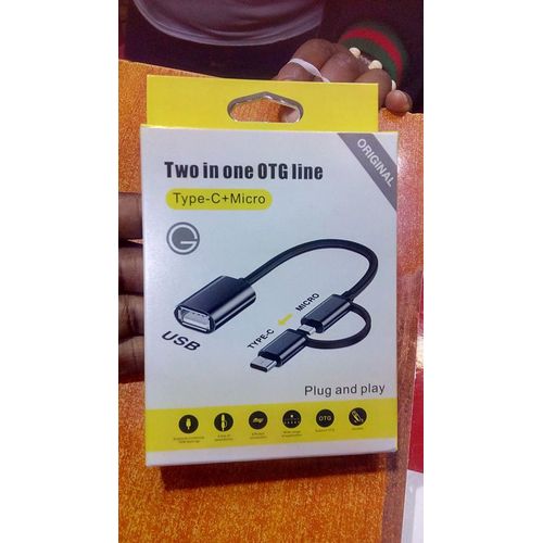 2 In 1 USB 3.0 OTG Adapter Cable Type-C