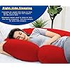 Pregnancy Pillow Gift for Pregnant Women to Sleeping C-Shape Maternity Support Pillow - for Back, HIPS, Legs, Stomach, Belly for Pregnant Women with Removable Cotton Cover