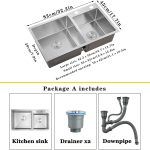 Stainless Steel Kitchen Sink Top Mounted