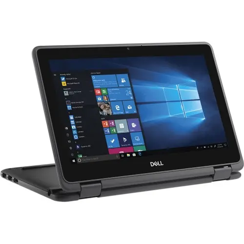 Refurbished Dell Latitude 3190 x360 Touchscreen Intel Pentium 4GB RAM 128GB SSD 12 Inch Refurbished Laptop With Windows 11 and Microsoft Office Installed Computer Notebook Refurbished Laptops