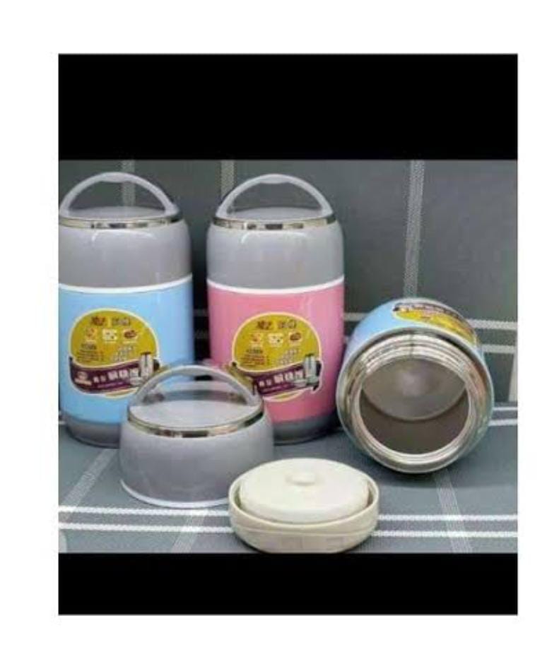 Bns Food Thermo Flask Stainless steel Lunch Snack Box With Handle