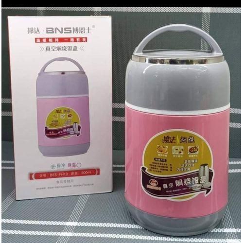 Bns Food Thermo Flask Stainless steel Lunch Snack Box With Handle