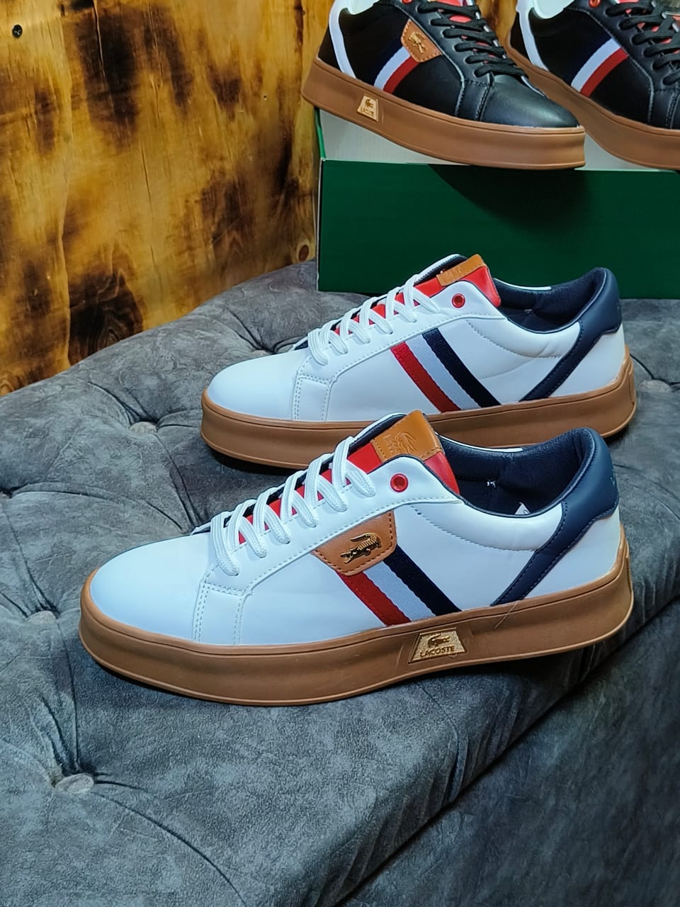 New Arrival Lacoste casual ,Breathable Sneakers ; Best Quality Men's Shoes/Women's Shoes Unisex Generic Sneakers