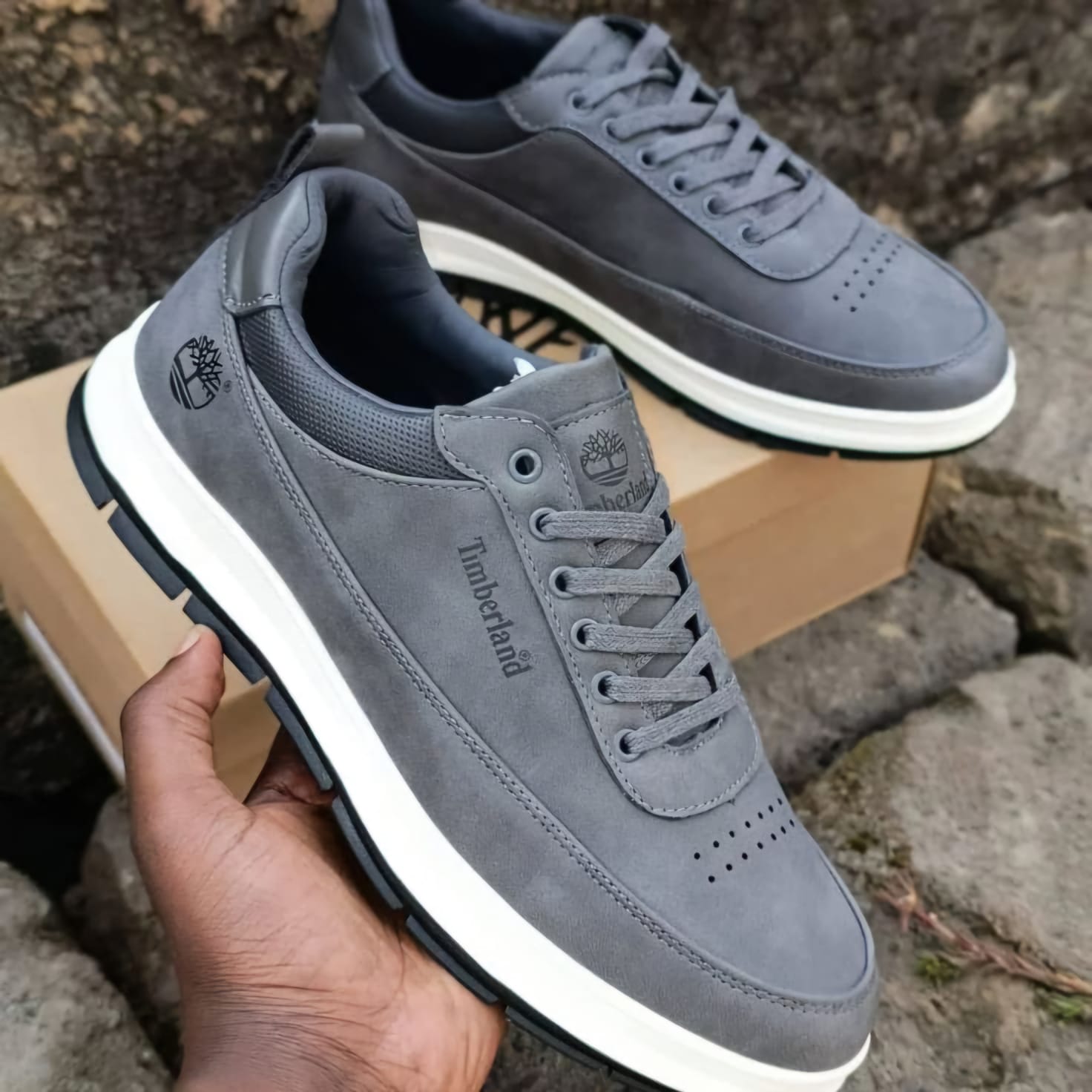 High Quality Timberland Casual Classic Mens Shoes Comfortable Lace Up Sneakers Fashionable Unisex Shoes Low Cut Sneakers Girls and Boys Sports Generic Shoes Sizes (40-45)