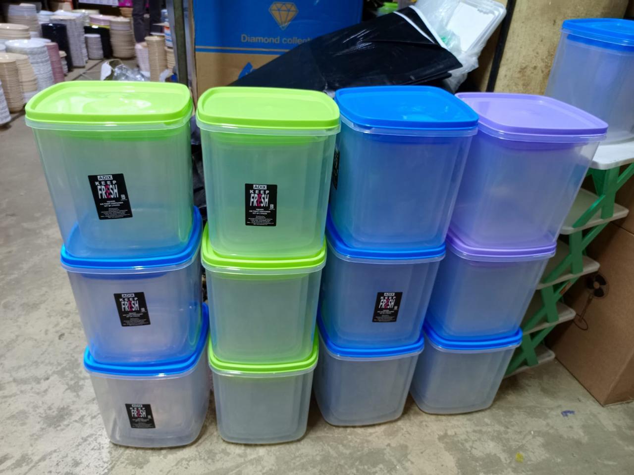 Multipurpose Plastic Transparent Cereal Holders | Fridge Storage Containers