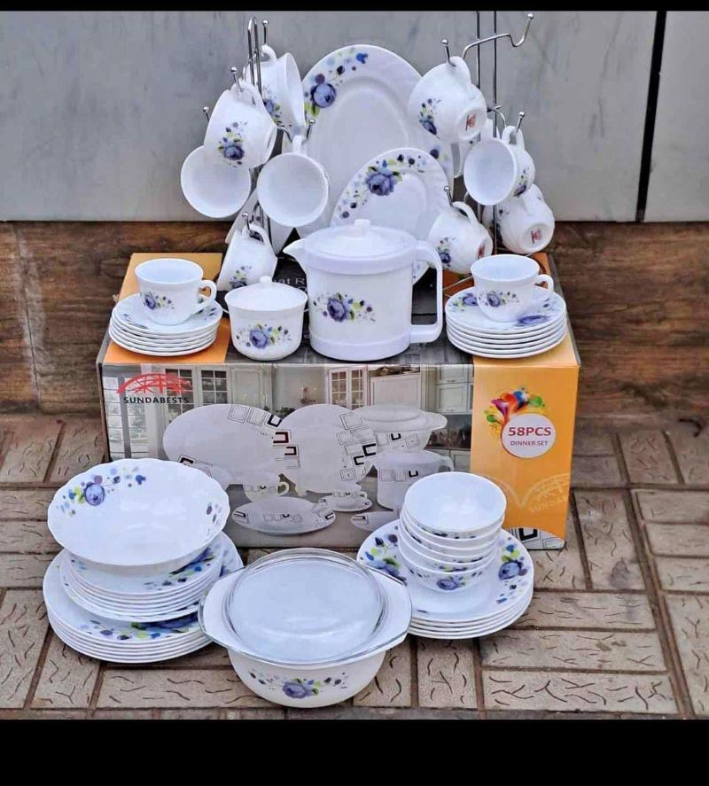 New Arrivals 58pcs ceramic Dinnerset Dinnerware Cup & Saucer Sets