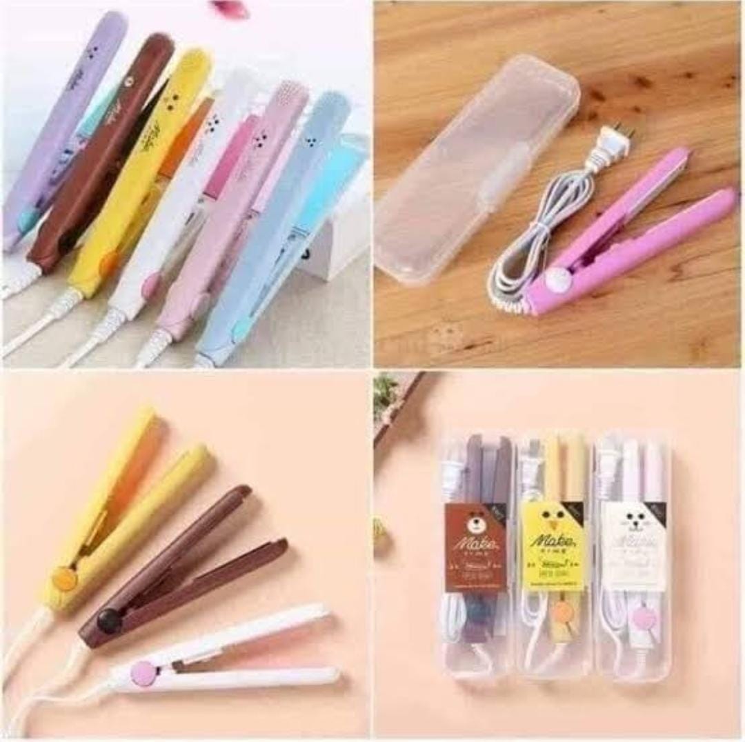 Multipupose mini thermal bag sealer and hair straightener