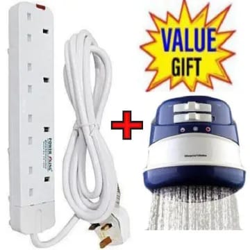 Horizon Instant Hot Water Shower Head + FREE Extension Cable 🔥🚿
Enjoy warm, comforting showers in seconds with the Horizon Instant Hot Water Shower Head — the perfect solution for quick hot water an