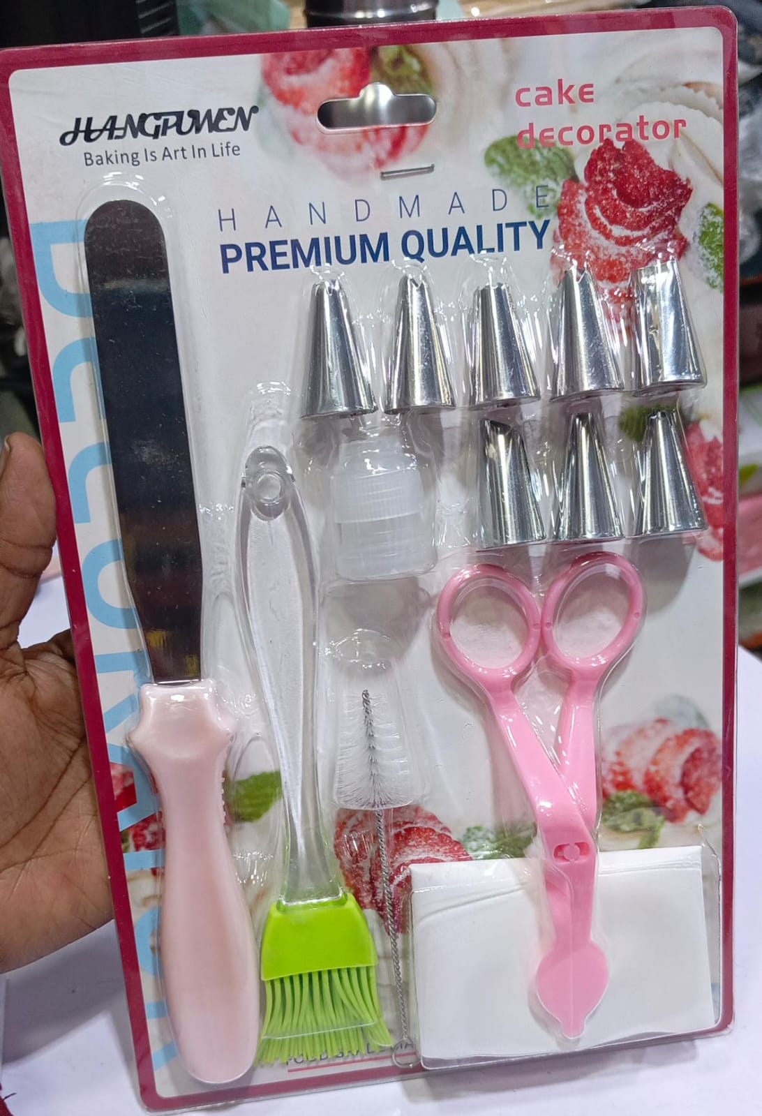 Cake Decorator – Create Beautiful Cakes Like a Pro! 🍰✨
Turn every cake into a masterpiece with this easy-to-use Cake Decorator! Whether you're baking for birthdays, weddings, or family celebrations,