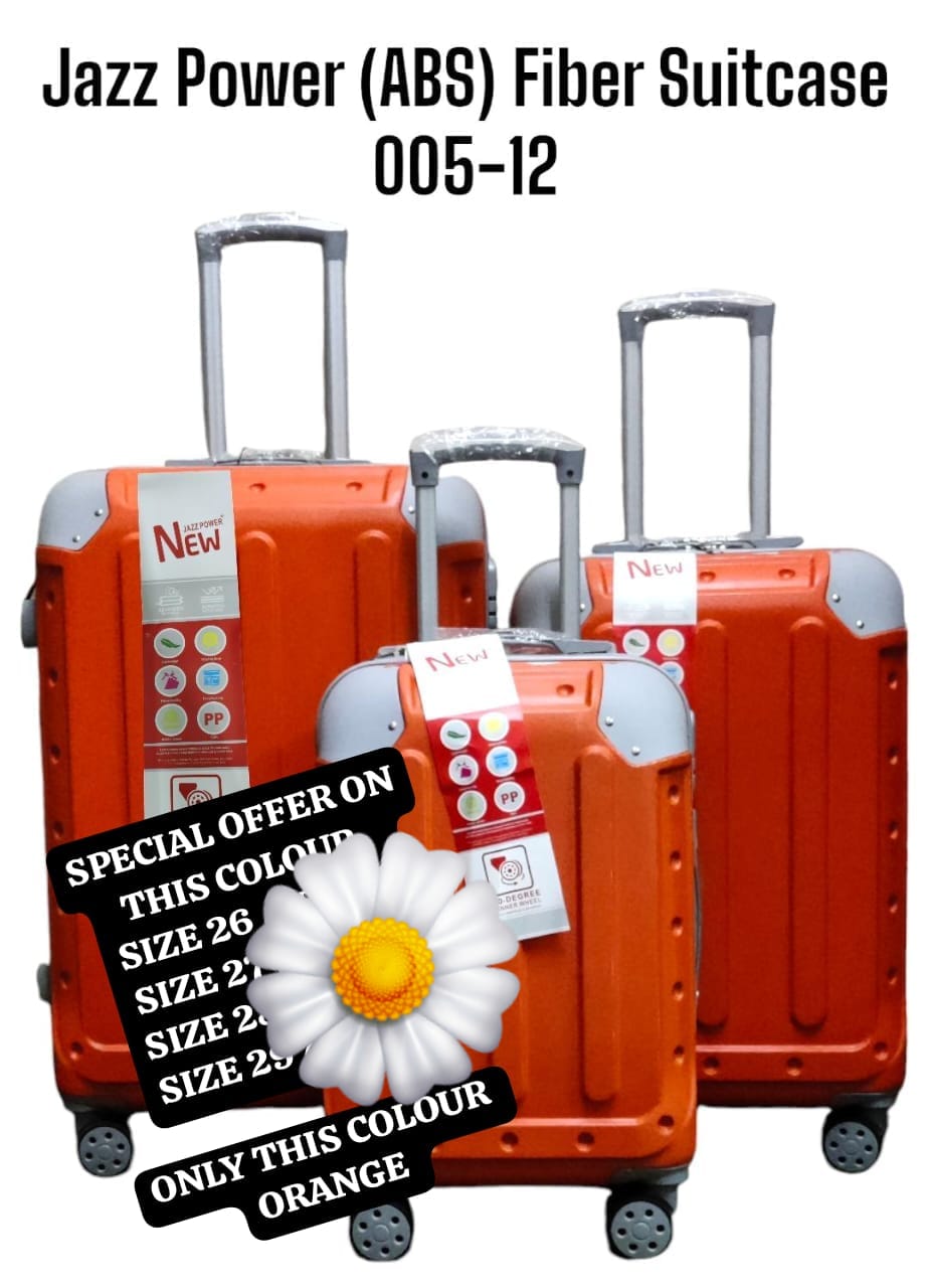Jazz power ABS FIBRE SUITCASE 

Versatile 3-in-1 Design, High-Quality Fibre Material, Spacious and Organized, Elegant and Professional Look.
