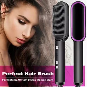 ONLY AT KILIMALL 📍🪄WITH SUPER DISCOUNT🪄📍2 In 1 Hot Air Hair Styling Comb Electric Hair Straightener Hot Brush Blow Dry Hair Dryer📍