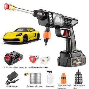 ▪️Wireless Car Wash Spray Gun Machine With Portable Lithium Battery-▪️❤️🪻2 x 24V 15Ah rechargeable battery lasts above 60min (use 2-6 times on one charge)
Lightweight & Portable
cordless power washer