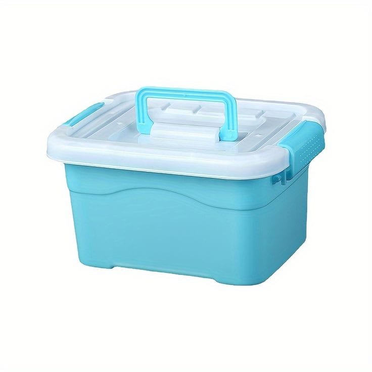 5Kg tight lid storage container with cover, latches on both sides can tightly seal the box. Made of food grade BPA free plastic. Easy to clean and it's dishwasher safe.