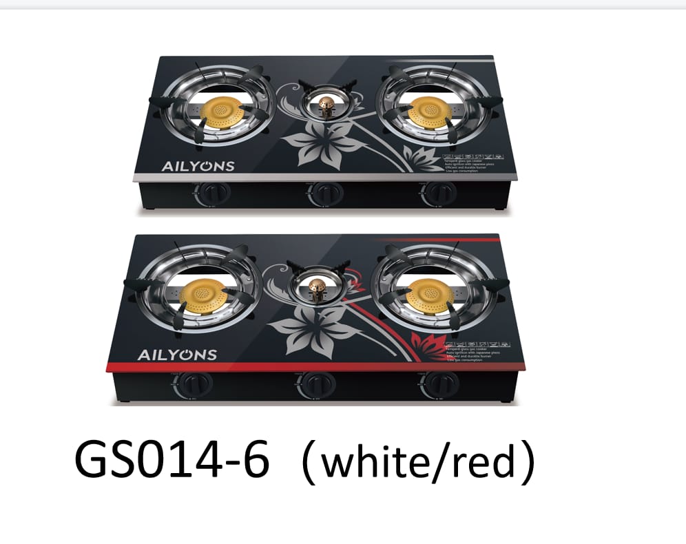 ON OFFER🎇AILYONS Tabletop Gas Cookers 3 Burner Glass Top Gas Stove🦋Sleek glass top for modern appearance and easy cleaning.
Two burners for cooking multiple dishes simultaneously.
Auto ignition syst