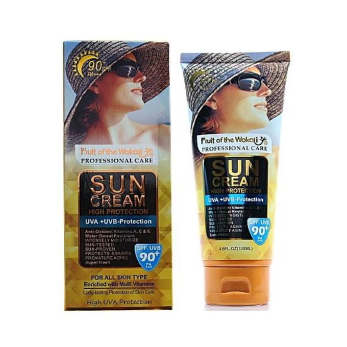 Fruit Of The Wokali Sun Cream SPF 90+ UVA + UVB Block High Protection Sunscreen