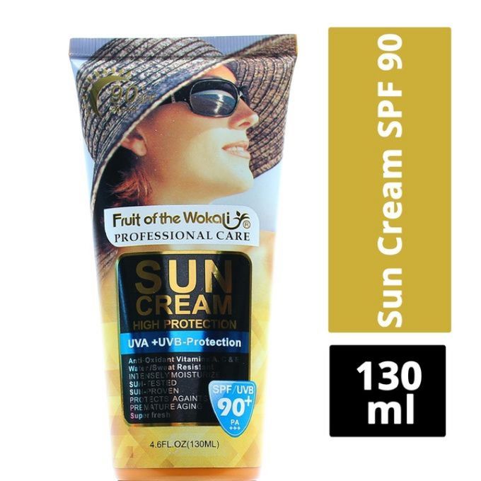 Fruit Of The Wokali Sun Cream SPF 90+ UVA + UVB Block High Protection Sunscreen