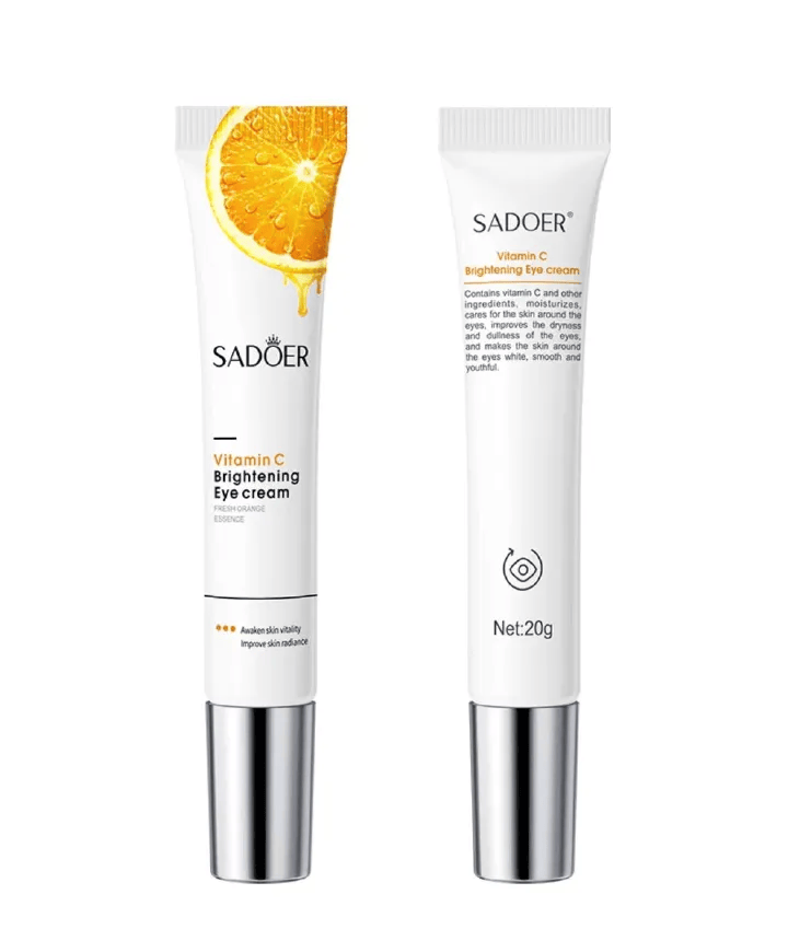 SADOER Vitamin C Brightening Eye Cream Hydrates and moisturizes, Brightening and rejuvenating Eye Care Cream