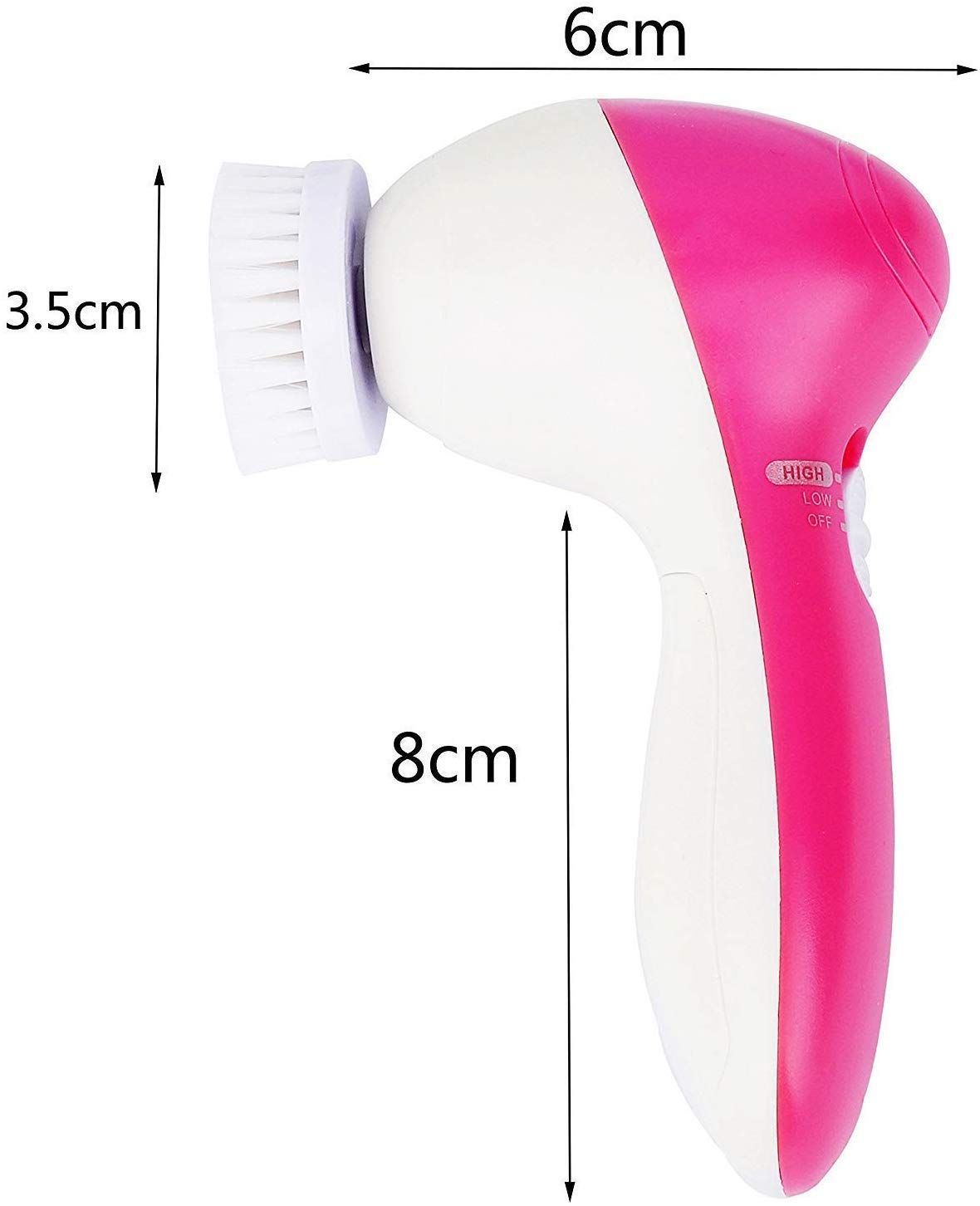 5 in 1 Face Facial Exfoliator Electric Massage Machine Care & Cleansing Cleanser Massager Kit For Smoothing Body Beauty Skin Cleaner facial massager machine for face