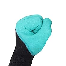 Garden Gloves With Claws 1 Pairs for Digging Weed Pulling Garden Finger Claws Gloves Outdoor Protective Work Gloves