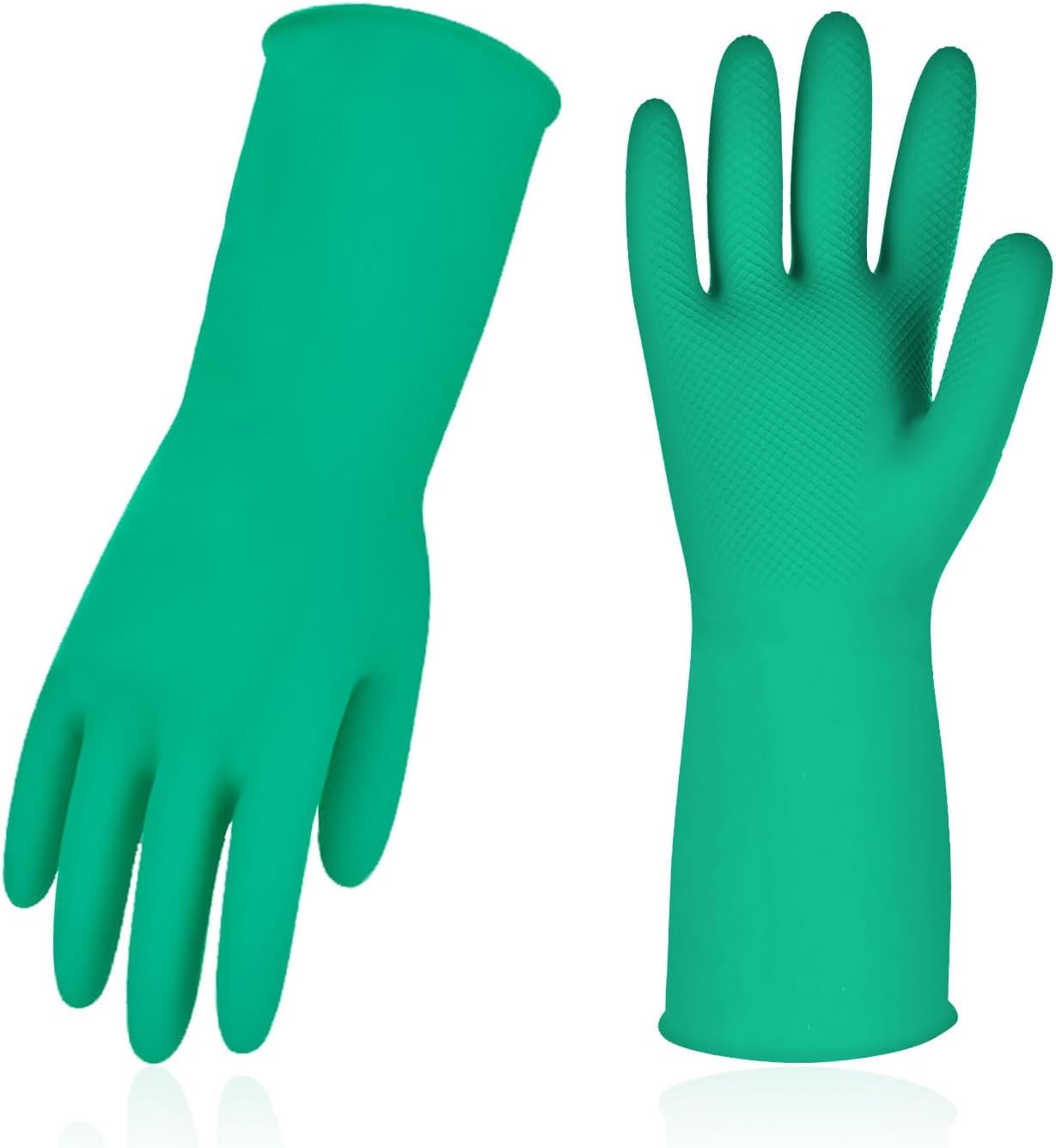 Premium Waterblock Gloves,Reusable Household  Dishwashing gloves, Extra Thickness, Long Sleeves, Kitchen Cleaning, Working, Painting, Gardening, Pet Care