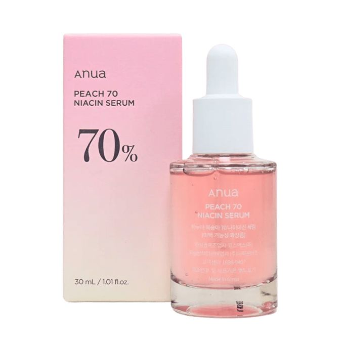 Anua Peach 70 Niacinamide Serum 30ml / brightening hydrating face serum/daily clean beauty (1.01 fl. oz.)