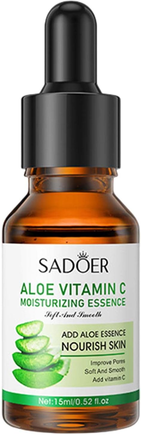 SADOER  Vitamin C Facial Essence - Anti Age Serums - 15ml Facial Firming Moisturizer Helps Firm, Smooth & Nourish Face, Remove Dark Spots Women Skin Care Products