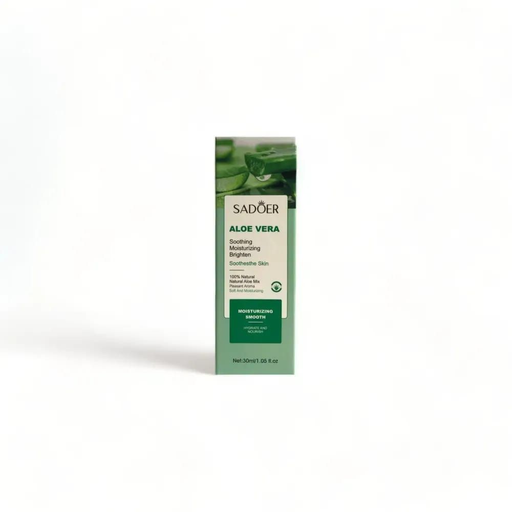 SADOER aloe vera Organic  Smooth,Nourishing,brighten Repairing and Care for Skin Aloe Vera Smooth Skin Hydrating Facial Serum Moisturizer Face And Body Gel Skin Brighten Essence 30ml