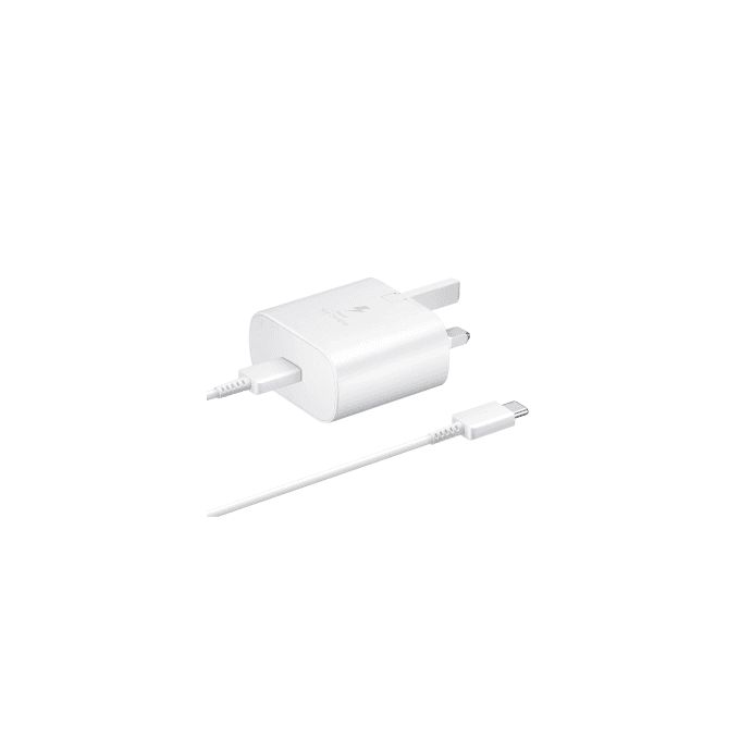 Samsung 25W Watts Fast Charger Adapter For IPHONE, Galaxy A15,A25,A05S,S23FE With Type C Output