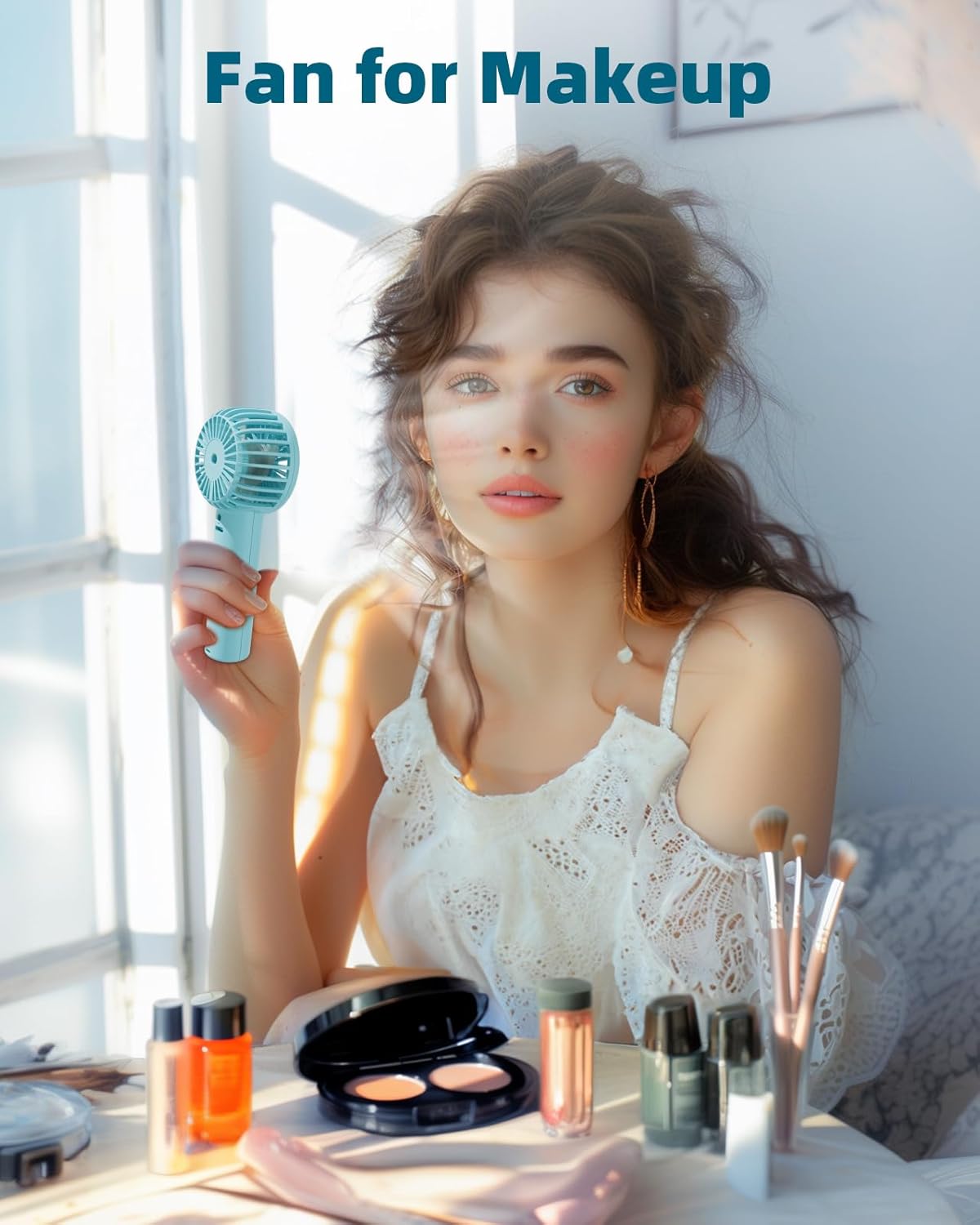 USB rechargeable Handheld fan Mini Hand-held fan fashion Hand held fan portable Mini handy Fan Mini Fan with 3 Speeds