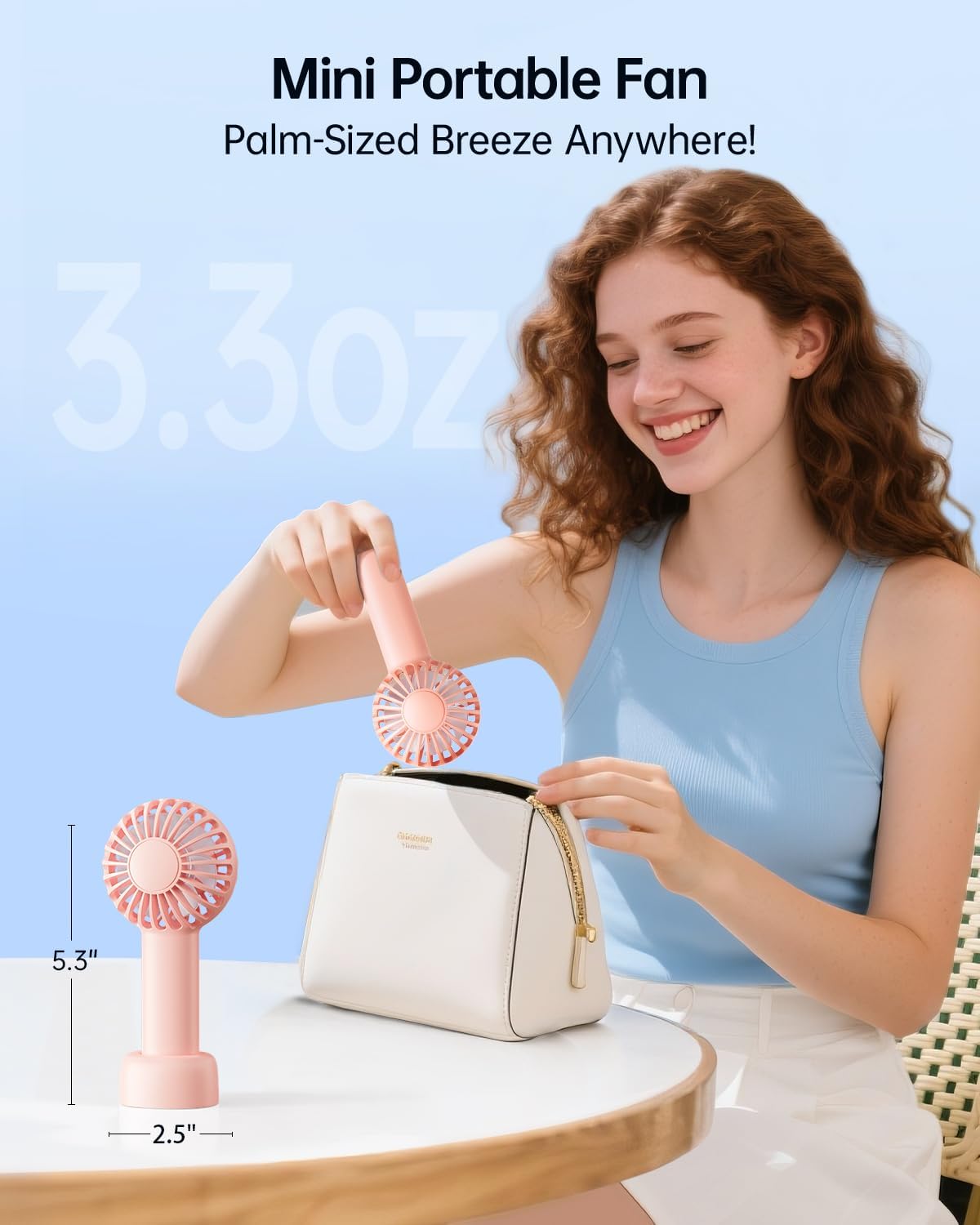 USB rechargeable Handheld fan Mini Hand-held fan fashion Hand held fan portable Mini handy Fan Mini Fan with 3 Speeds
