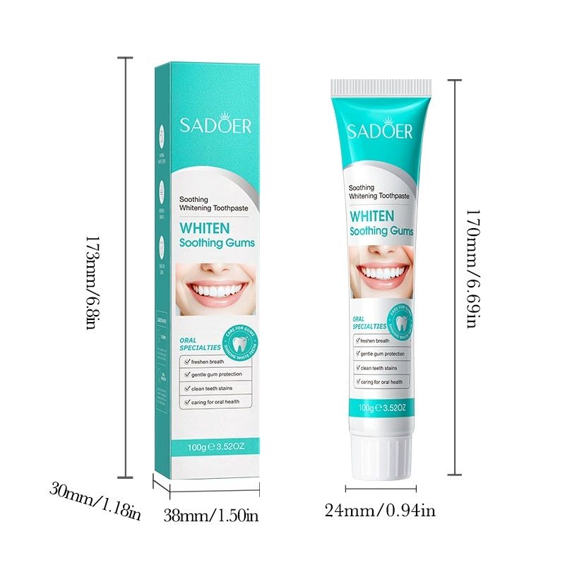 Hot Selling Deep Cleaning Teeth Strengthening Fresh Breath Plaque Reducing Gum Care Healthy Teeth Toothpaste  to remove tooth stains, smoke stains, coffee stains, clean mouth, keep fresh breath 100g
