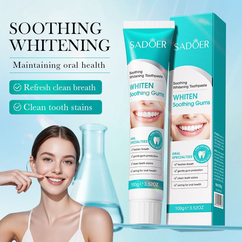 Hot Selling Deep Cleaning Teeth Strengthening Fresh Breath Plaque Reducing Gum Care Healthy Teeth Toothpaste  to remove tooth stains, smoke stains, coffee stains, clean mouth, keep fresh breath 100g