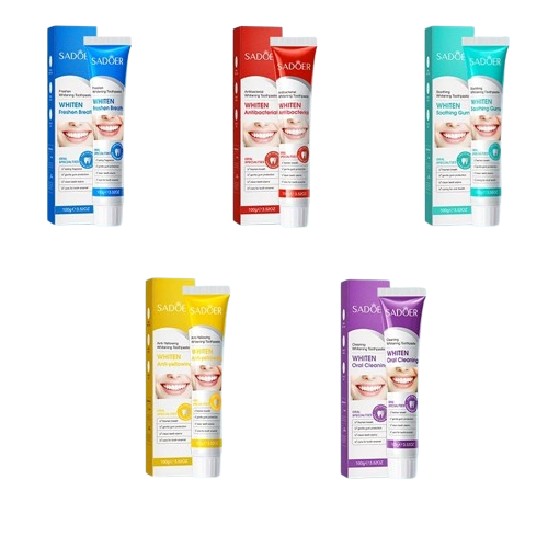 Hot Selling Deep Cleaning Teeth Strengthening Fresh Breath Plaque Reducing Gum Care Healthy Teeth Toothpaste  to remove tooth stains, smoke stains, coffee stains, clean mouth, keep fresh breath 100g