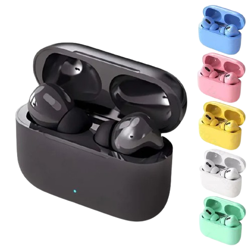 Air Pod 3 Wireless Bluetooth Earpods Noise Cancelling Earbuds Bluetooth Earphon5.0 Matte Sweatproof Earphones Binaural Headset Touch Control Charging Case Included Compatible with Apple & Android