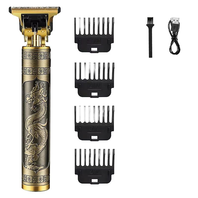 New Hair Trimmers High-quality Professional Men's Hair Clipper USB Electric Hair Clipper Rechargeable High-power Adjustable Oil Head Carved Bald Wigs Shaping Shaving Machine Hair Cutting Tools