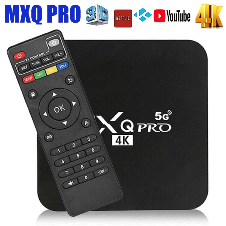 MXQpro RK3229 Android 10.1 Smart TV Box 4K Youtube Media Player TV BOX Remote Control TV Set Top Box