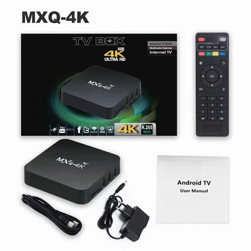 MXQpro RK3229 Android 10.1 Smart TV Box 4K Youtube Media Player TV BOX Remote Control TV Set Top Box