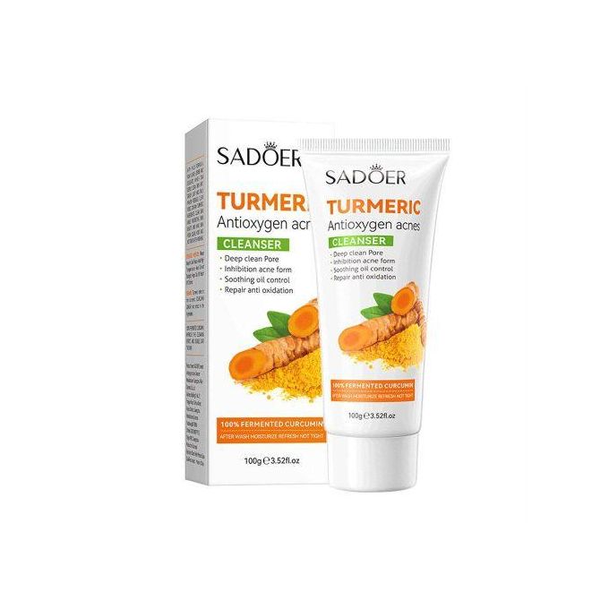 SADOER Turmeric Antioxygen Acnes Anti-aging Cleanser 100G