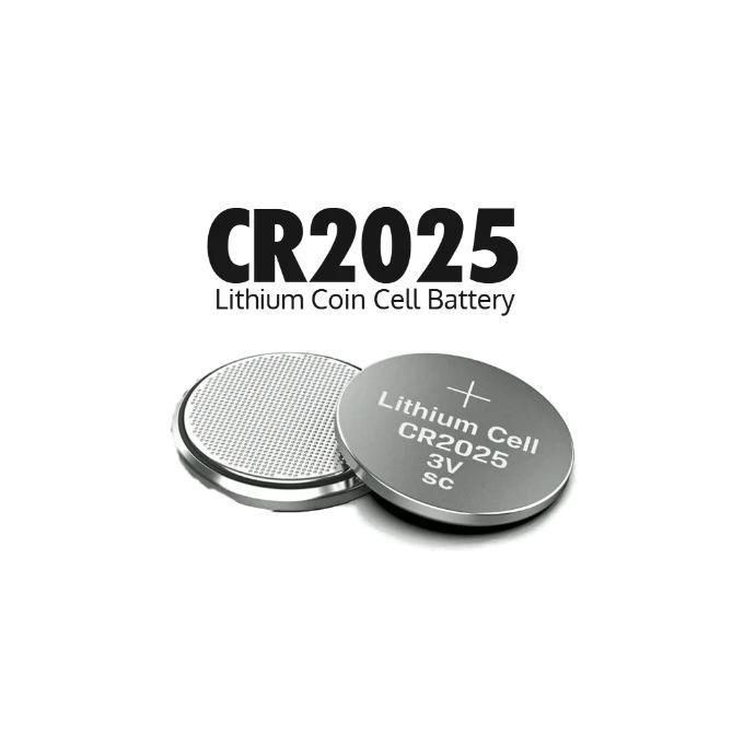 5 Pieces CR2025 3V Lithium Coin Cell Batteries FOR REMOTE CAR ALARM WATCH SCALES