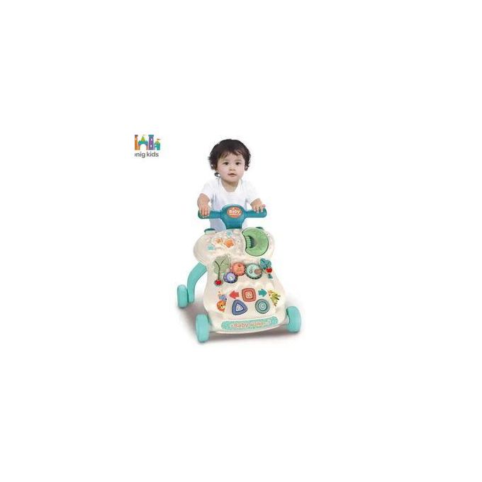 Multifunctional panel Unique Height-adjustable Baby Push Walker