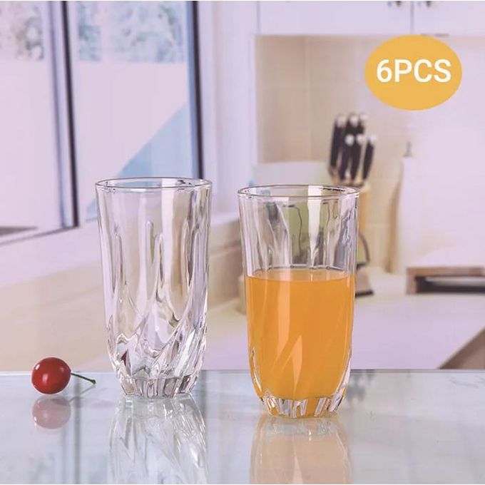 Nice One 6pcs 387ml High Quality Classy Whiskey Wine Water Glass (BYD-29 GLASS CUP). Perfect for red or white wine
