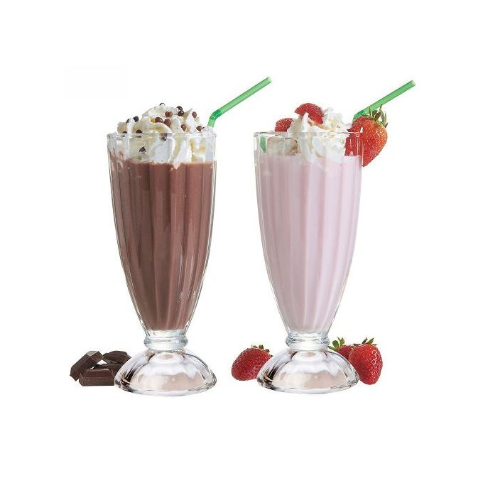 Classy Elegant High Quality Milk Shake/Cocktail Glasses-6pcs