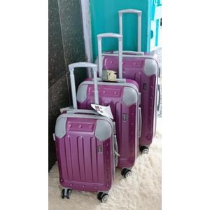 🍂✔️✔️TRAVEL IN STYLE🍒🍂💦Fashion 3 Pieces PVC High Quality Travel Suitcase Travel Bag Travel Briefcase With Wheel.Made of durable PVC material Lightweight and easy to transport 3-piece set: