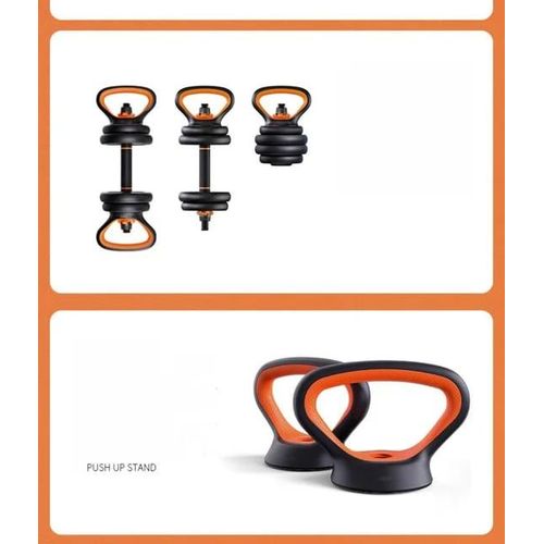 ▪️▫️🍃KIPPING FIT ALL THE WAY▪️🫒🍃50KG 6 in 1 Dumbells with a Barbell and Kettlebells.With it, you can get a pair of dumbbells also barbells, kettlebells, and push-up stands. Meet your needs for dive