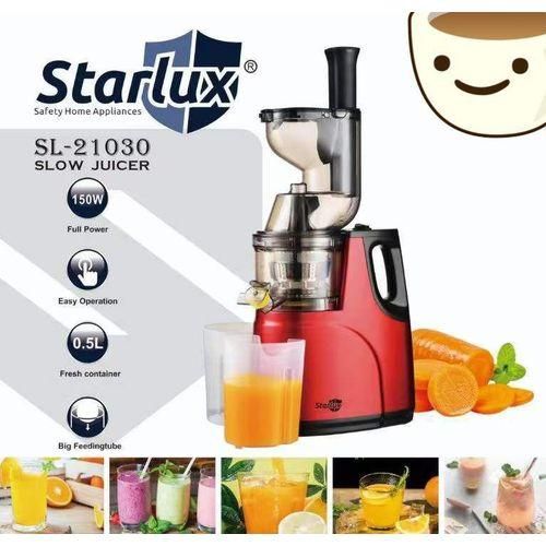 🥭Smoothies Made Easy👏🥭Starlux Cold Press Juicer Machine, Slow Masticating Juicer, Fruit and Vegetable Juice Extractor, High Juice Yield.Unique Slow Squeezing Technology ,Hygienic and Convenient to