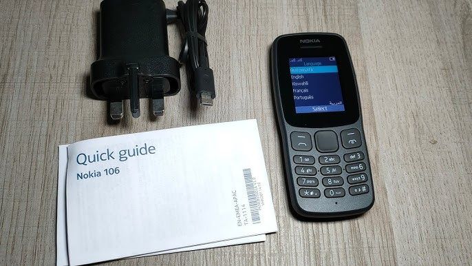 Original Nokia 106 800 mAh 1.8" Dual SIM Cards Unlocked Cheap Durable Old Phone Classic Feature