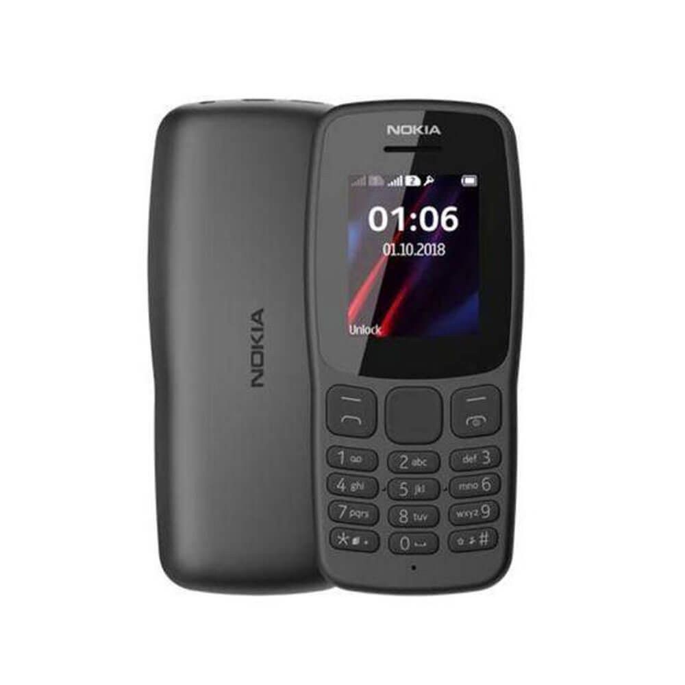 Original Nokia 106 800 mAh 1.8" Dual SIM Cards Unlocked Cheap Durable Old Phone Classic Feature