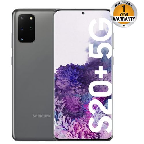 SAMSUNG S20 PLUS 5G 12GB RAM 128GB ROM GREY/BLACK DISPLAY 6.7 INCHES TRIPPLE REAR CAMERA 12MP + 64MP + 12MP